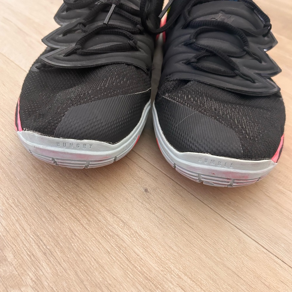 Nike Kyrie high tops size 6.5 Y pink black blue neon lace up - Picture 8 of 8